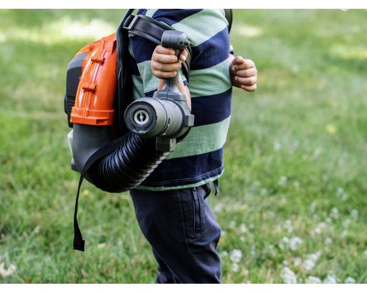 Husqvarna legetøjs løvblæser m/sæbebobler | Anker Bjerre A/S