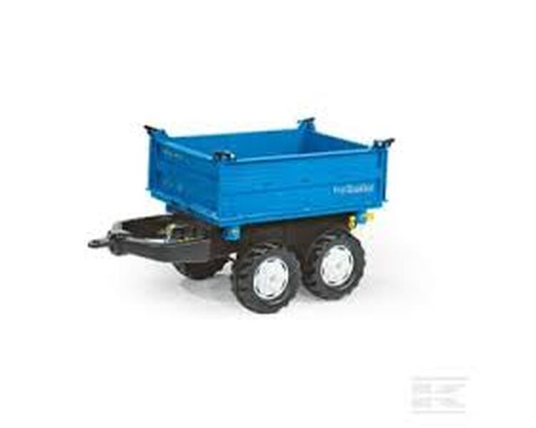 Rolly Toys Legetøjs mega trailer blå