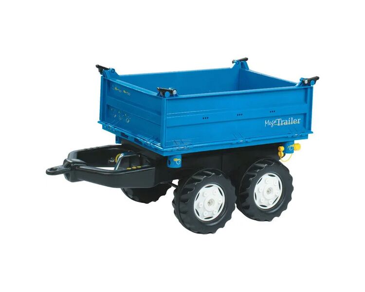 Rolly Toys Legetøjs mega trailer blå