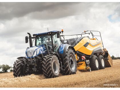 Plakat New Holland T7.315 med 1290 HD presser | Anker Bjerre A/S