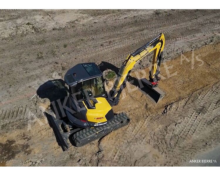 Plakat - New Holland E60D minigraver | Anker Bjerre A/S