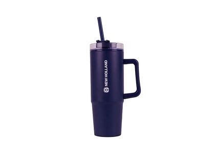 Plast drikkekop m. låg og New Holland logo - 0,9 L