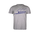 New Holland Sleek lines T-shirt i grå str. L | Anker Bjerre A/S