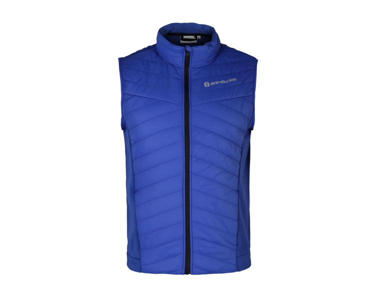 New Holland vest, blå, herre str M | Anker Bjerre A/S