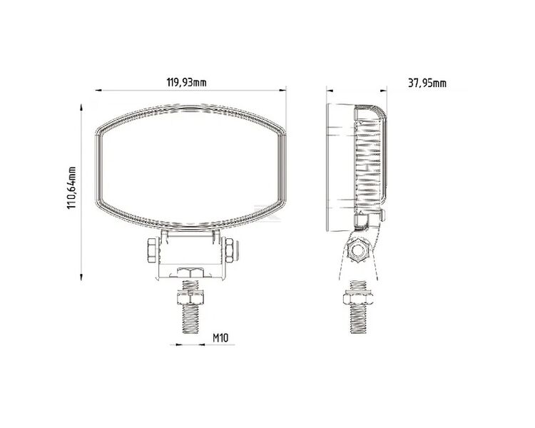 Kramp LED Arbejdslygte 1750 Lumen 15W