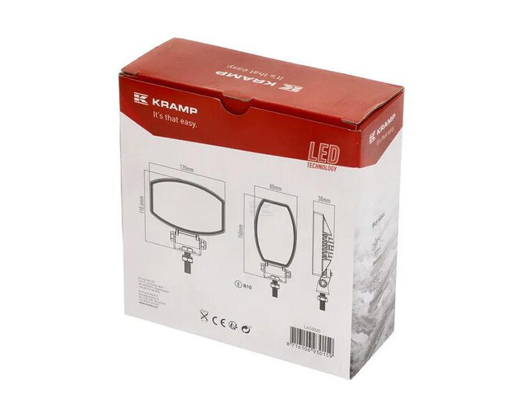 Kramp LED Arbejdslygte 1750 Lumen 15W