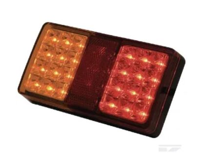 Kramp LED lille baglygte rød/orange - 12/24 V