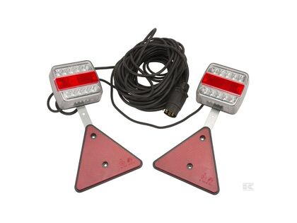 LED magnetlygtesæt 12V m/trekant