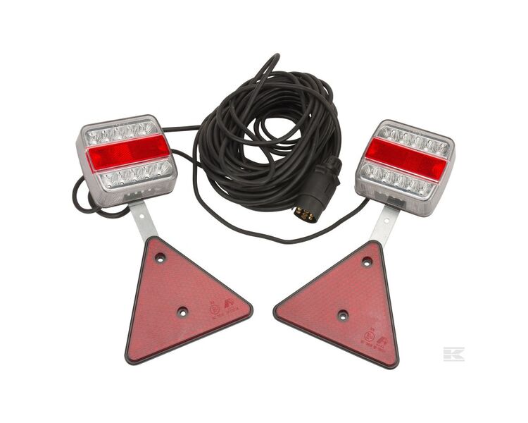 LED magnetlygtesæt 12V m/trekant