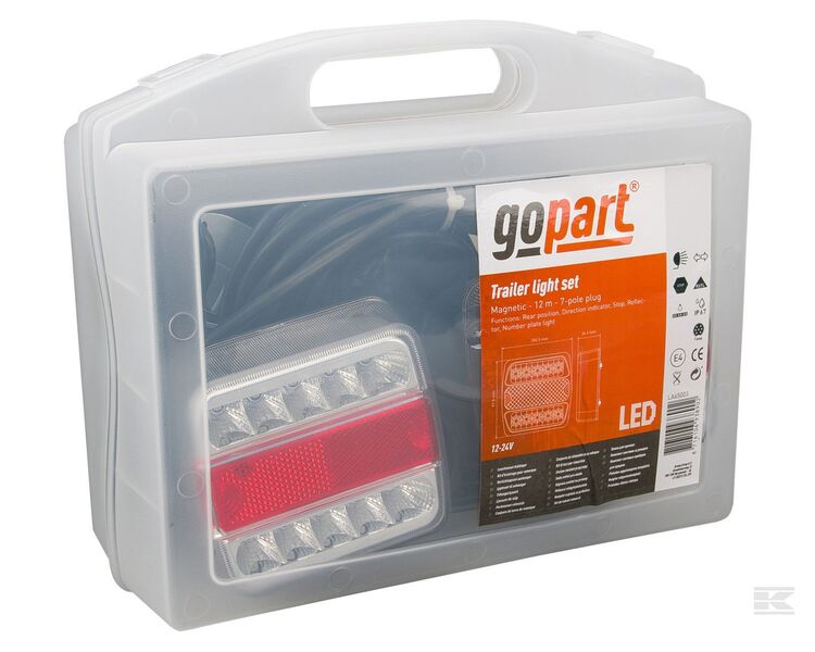 LED magnetlygtesæt 12V m/trekant