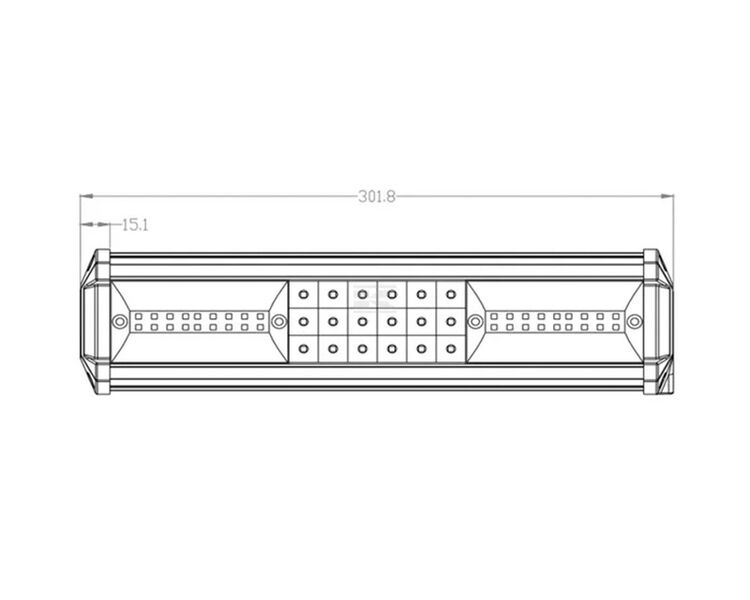 Kramp LED lygtebar 81W 54 LED
