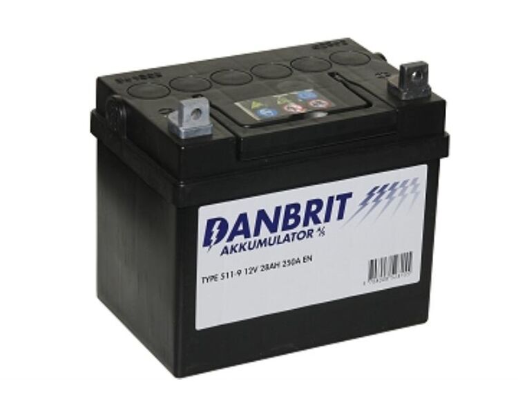 Danbrit batteri 28 AH 12 V 250 A