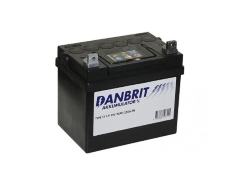 Danbrit batteri 28 AH 12 V 250 A (t. bl.a. Ferris)