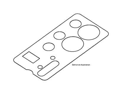 Klistermærke til kontrolpanel Ferris ZT 5100 IS