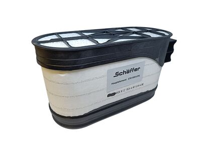 Dette luftfilter passer til Schäffer 8620 T / T-2, 9460 T / T-2 og 9660 T.