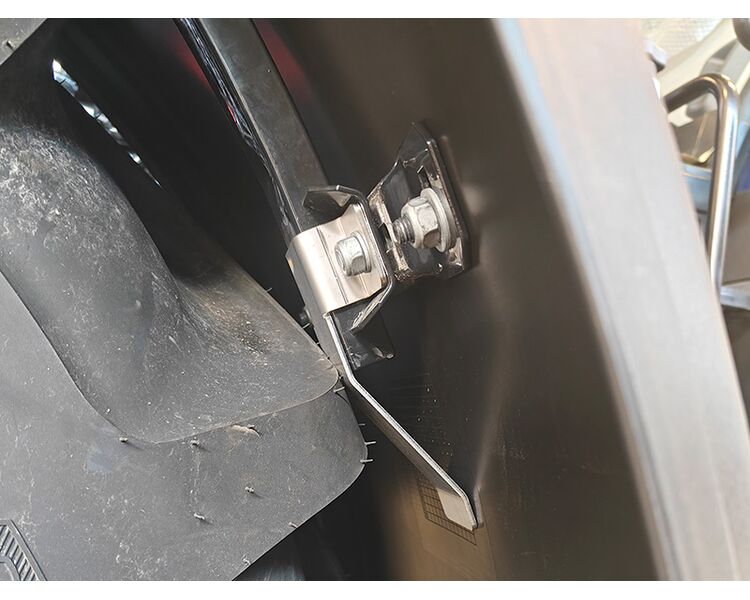 Rustfri skærmplade bukket