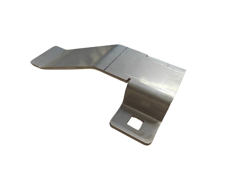 Rustfri skærmplade bukket