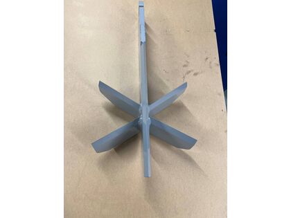 Kløvekniv 6-vejs Tajfun RCA380/400