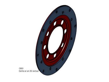 Koblingsplade til Tajfun EGV 35, 45, 55, 65 og 85 skovspil | Anker Bjerre A/S
