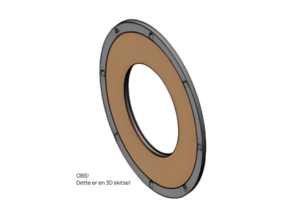 Koblingsbelægning til Tajfun EGV 105 skovspil | Anker Bjerre A/S