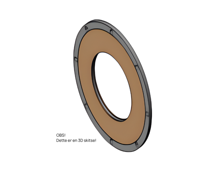Koblingsbelægning til Tajfun EGV 105 skovspil | Anker Bjerre A/S