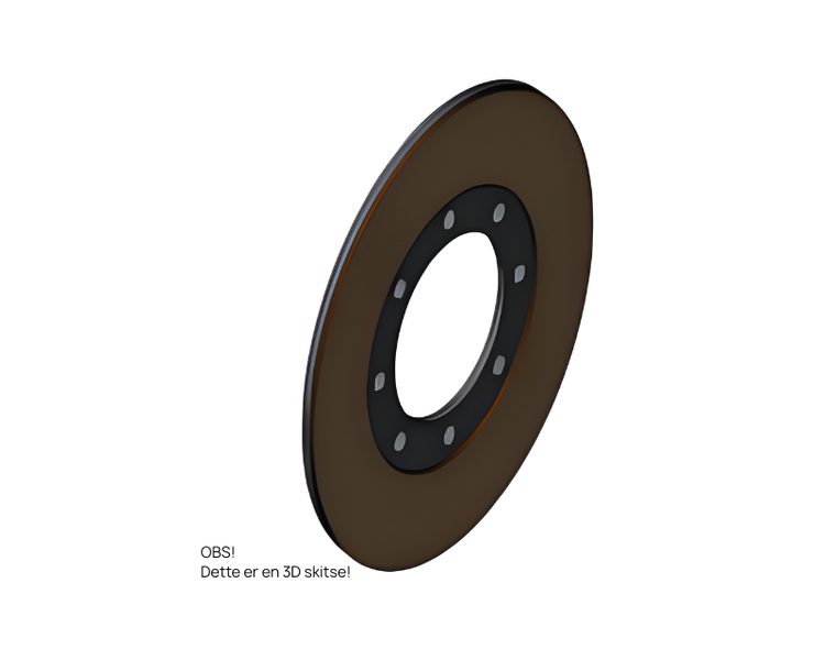 Koblingsbelægning til Tajfun EGV 105  |Anker Bjerre A/S