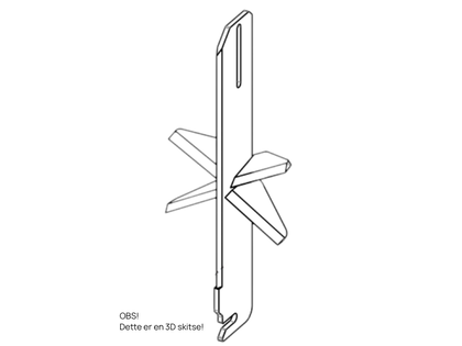 Kløvekniv 6-vejs Til Tajfun RCA 330 JOY / FUN | Anker Bjerre A/S