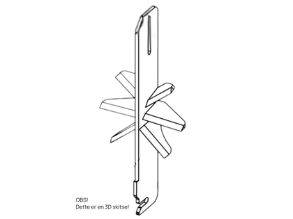 Tajfun Kløvekniv 8-vejs til  RCA 330 JOY / FUN | Anker Bjerre A/S