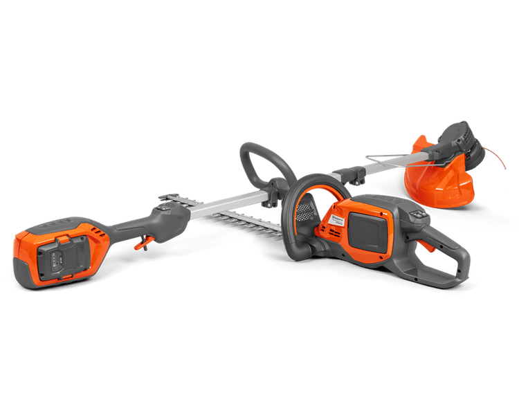 Husqvarna sæt - 215iL græstrimmer og 215iHD45 hækkeklipper inkl batteri og lader