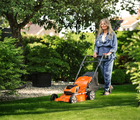 Husqvarna LC 142IS batteri plæneklipperm/ batteri og lader