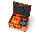 Husqvarna Transportboks BC1-UN m/batterier og lader | Anker Bjerre A/S