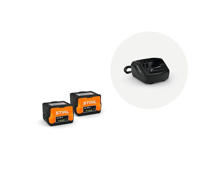 Stihl Startsæt - 2 x AK 30 S batteri og 1 x lader