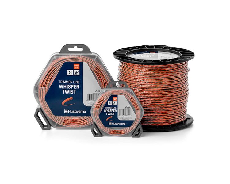 Husqvarna trimmerline Whisper Twist 2.4mm - 210m