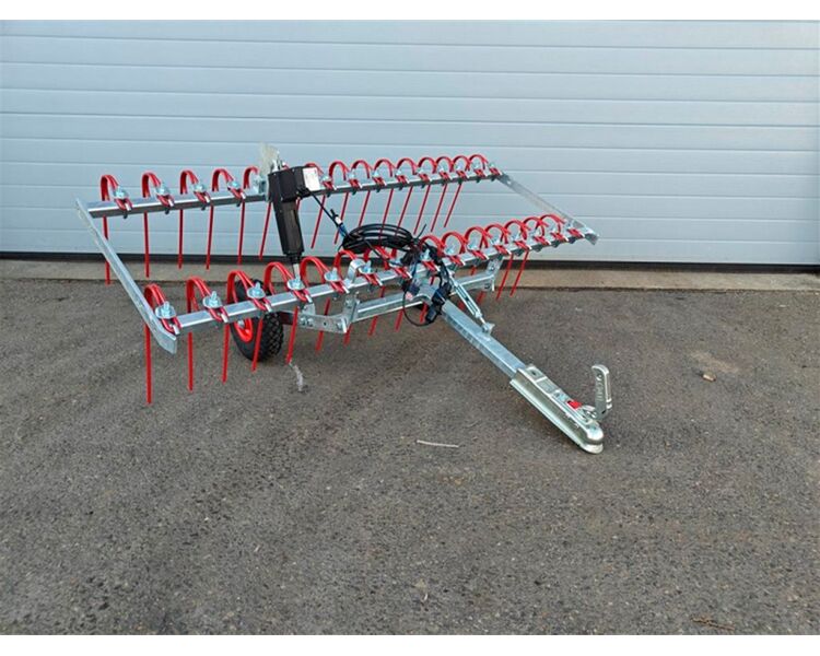 Anker Bjerre Riven gårdspladsharve - 150cm m. el-hæve/sænk