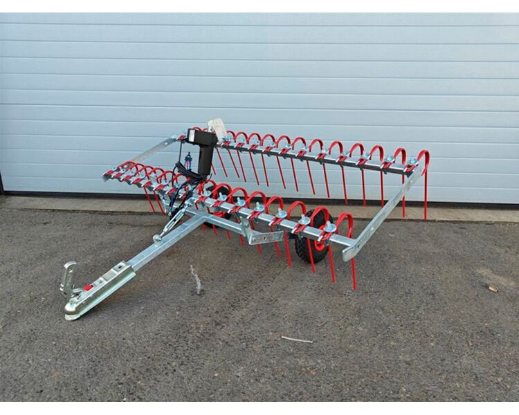 Anker Bjerre Riven gårdspladsharve - 150cm m. el-hæve/sænk