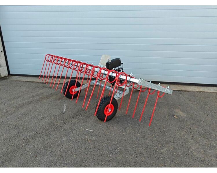 Anker Bjerre Riven gårdspladsharve - 150cm m. el-hæve/sænk