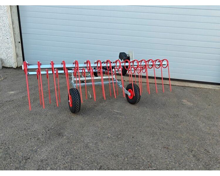 Anker Bjerre Riven gårdspladsharve - 150cm m. el-hæve/sænk