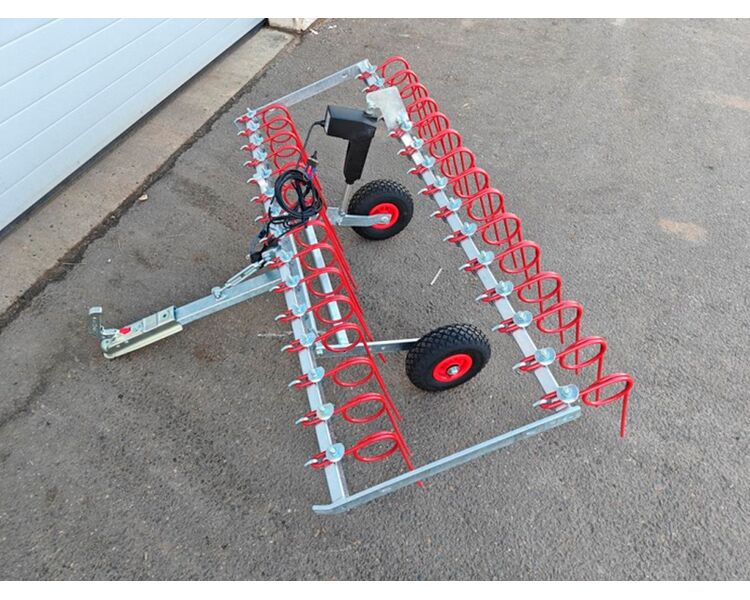 Anker Bjerre Riven gårdspladsharve - 150cm m. el-hæve/sænk