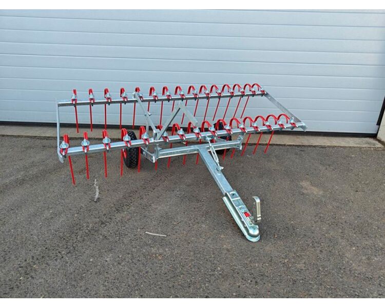 Anker Bjerre Riven gårdspladsharve - 150cm m. kugletræk 2