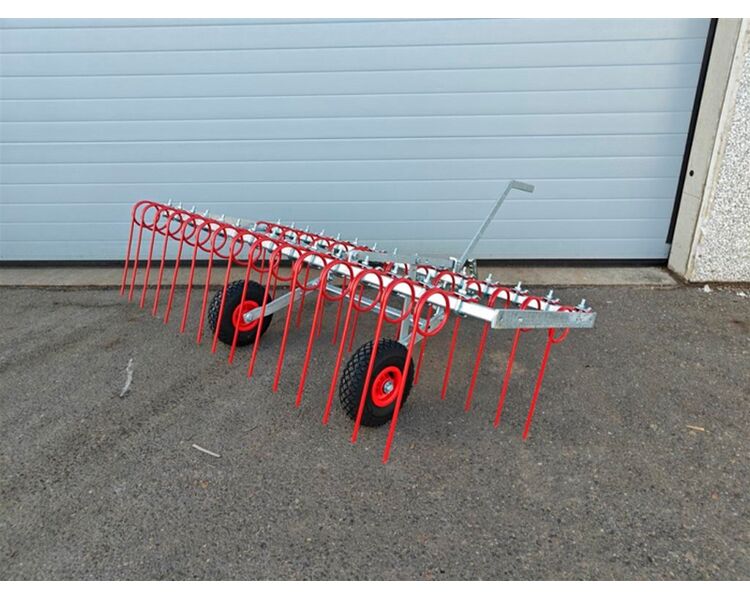 Anker Bjerre Riven gårdspladsharve - 150cm m. kugletræk 5