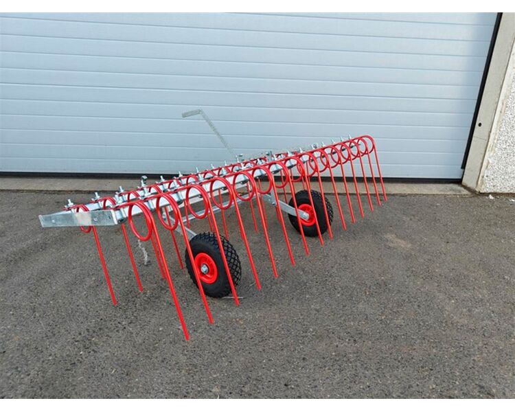 Anker Bjerre Riven gårdspladsharve - 150cm m. kugletræk 6