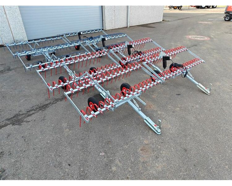 Anker Bjerre Riven gårdspladsharve - 150cm m. kugletræk 8