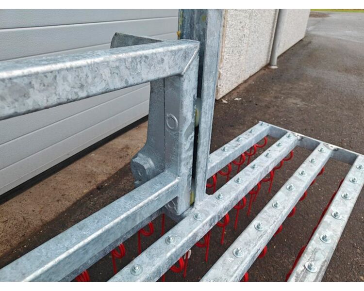 Schäffer Gårdrive Anker Bjerre Riven 4-rækket, 200cm, flydeophæng