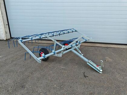 Anker Bjerre Riven gårdspladsstrigle 150cm m. kugletræk