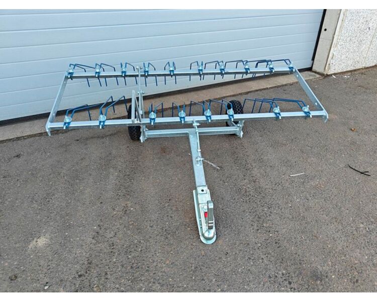 Anker Bjerre Riven gårdspladsstrigle 150cm m. kugletræk