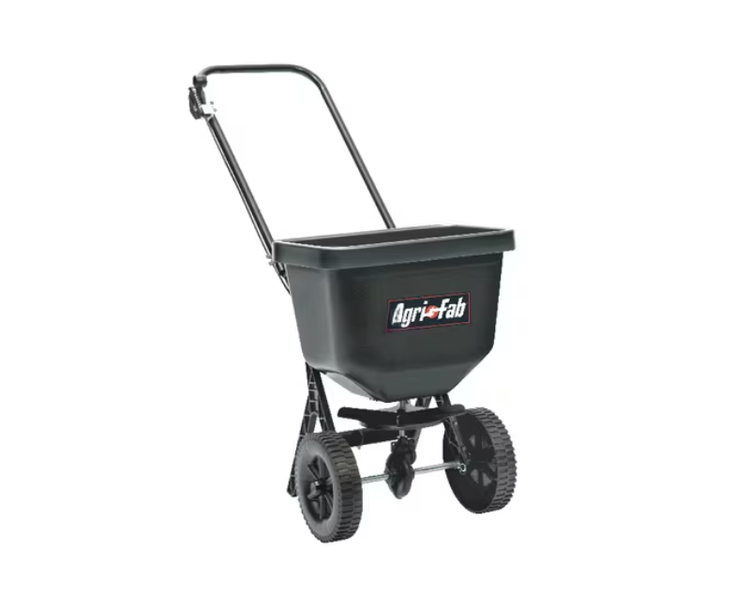 Agri-Fab Spreder 22 kg med støtteben | Anker Bjerre A/S