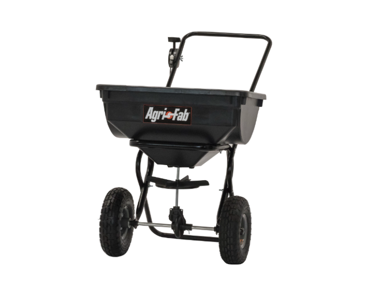 Agri-Fab Spreder 38 kg med støtteben | Anker Bjerre A/S