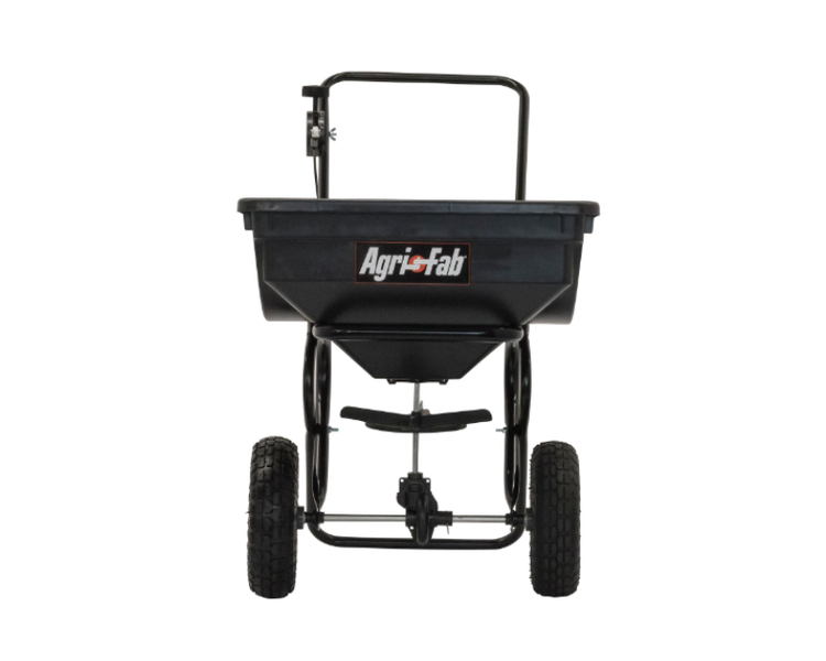 Agri-Fab Spreder 38 kg med støtteben | Anker Bjerre A/S