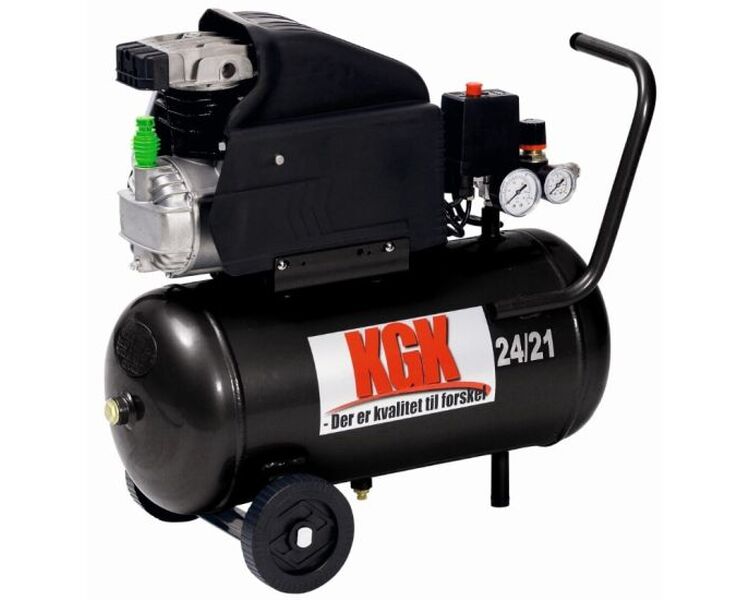 KGK kompressor m 24 liter tank