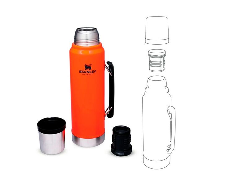 Stanley Classic 1L. Orange termokande